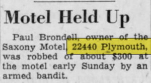 Royal Budget Inn (Saxony Motel) - Apr 24 1961 Article (newer photo)